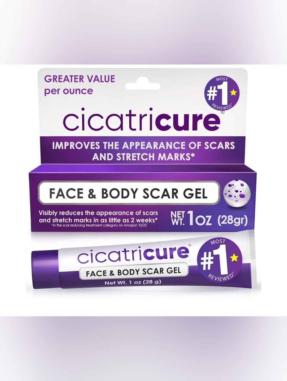 Face & Body Scar Gel - Purple